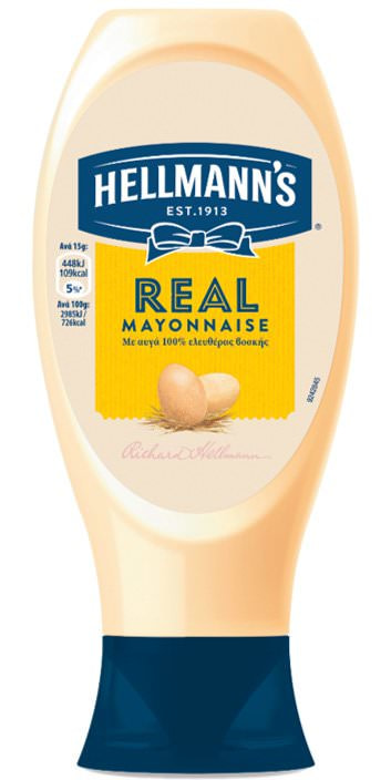 HELLMANS real mayonnaise top down