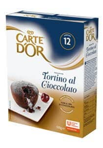 CARTE D OR tortino al gioccolato