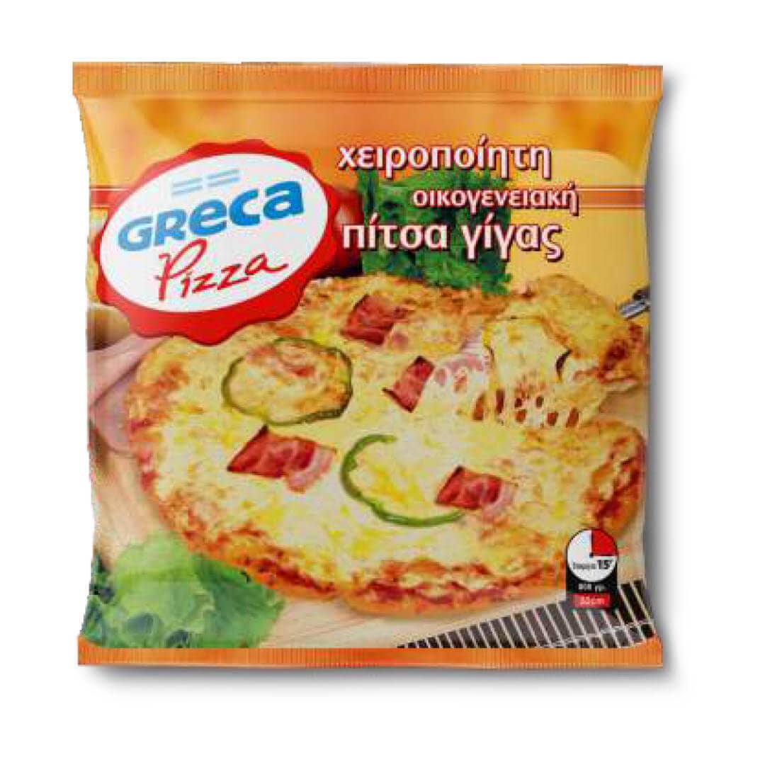 GRECA PIZZA pizza gigas oikogeneiaki