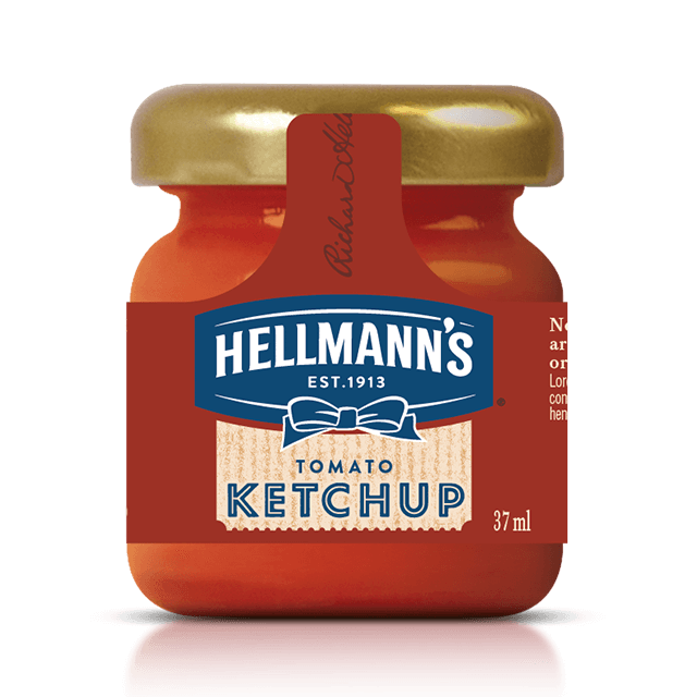 HELLMANS mini tomato ketchup 37ml